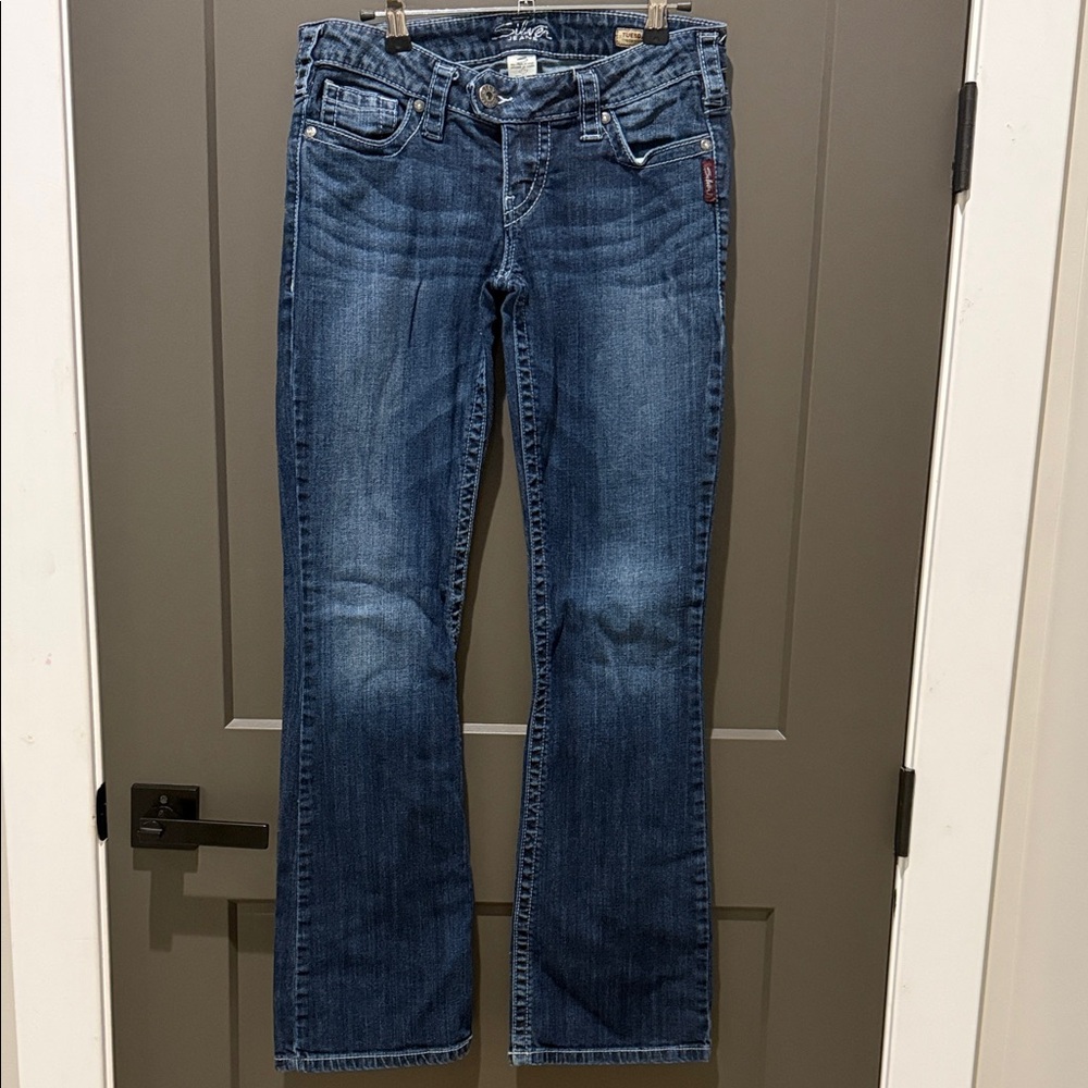 Silver Jeans Women's Classic Blue Boot Cut Jeans